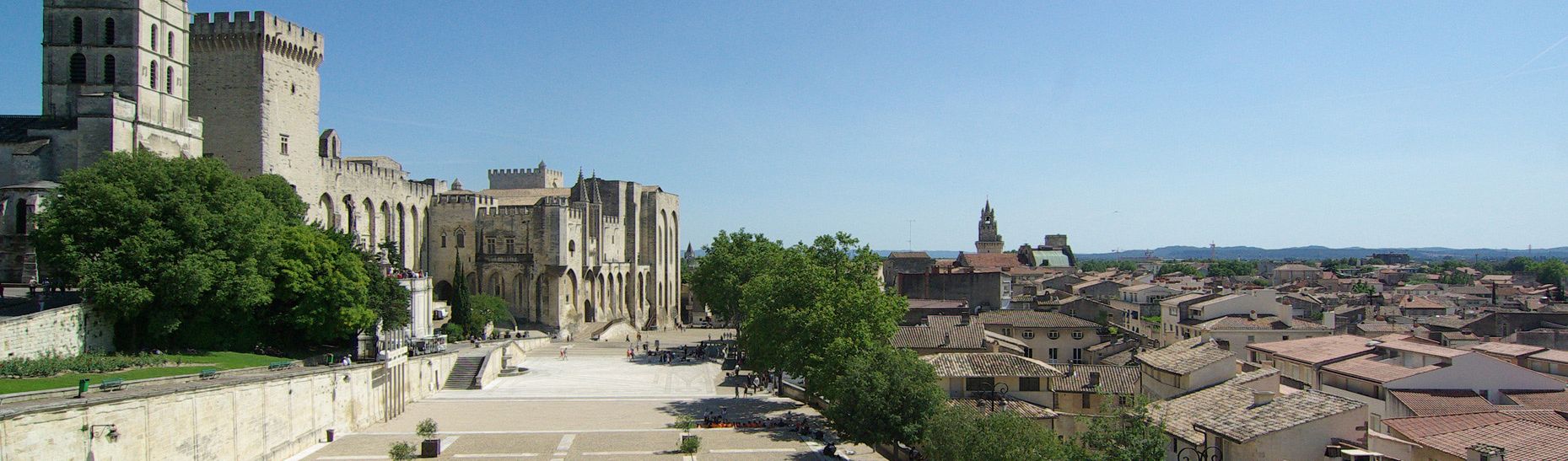 Avignon city center Palace of the Popes